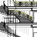 technical draw wrought iron railings