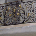 Wrought iron balustrade, Wrought iron railing